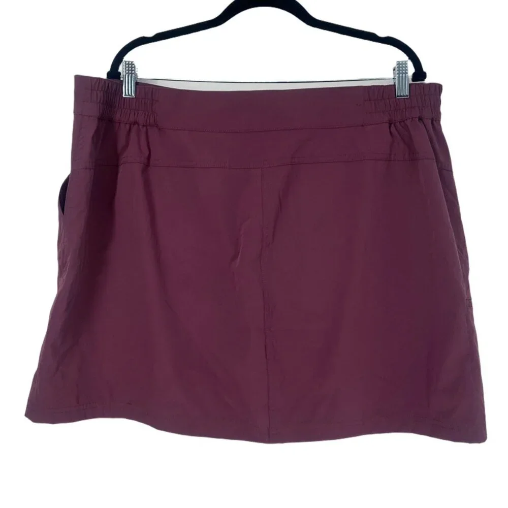 🌸 32 Degrees Dusty Rose Tech Athletic Skort XXL Quick Dry 🌸 - Picture 3 of 7